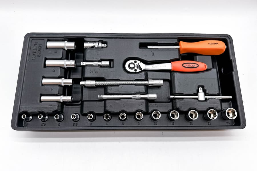 Steckschlüssel Set mit Schubladeneinsatz Harden 520631